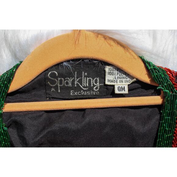 Sparkling Exclusive Vintage Silk Sequin and Beaded Duster Opera Robe Special - Picture 6 of 13